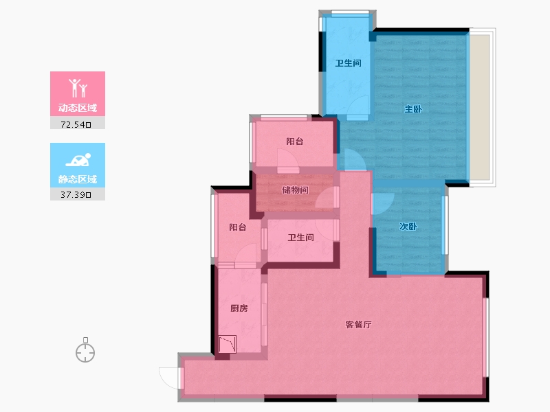 四川省-绵阳市-三汇英郡-97.26-户型库-动静分区