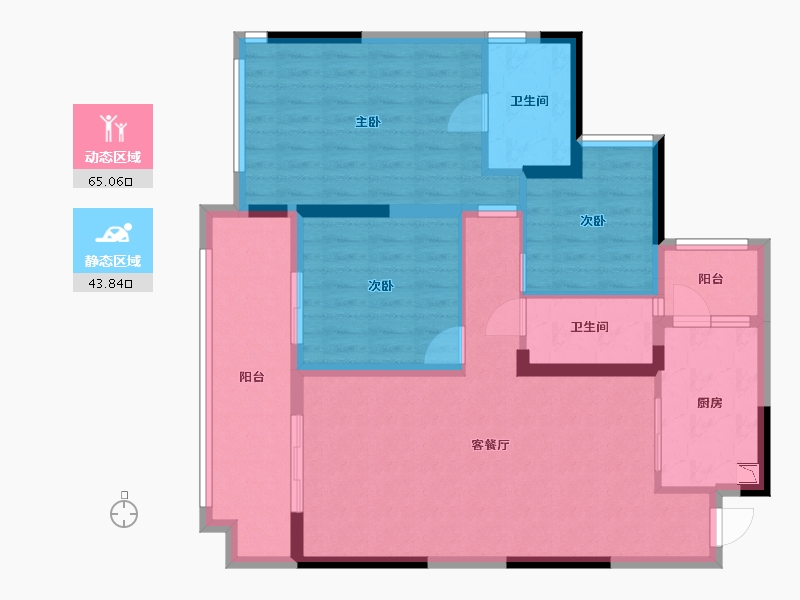 四川省-乐山市-大渡河府-97.31-户型库-动静分区