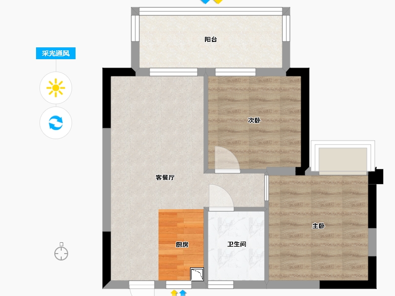 四川省-乐山市-还山小镇-51.49-户型库-采光通风