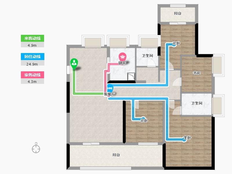 江西省-抚州市-聚福未来城-124.58-户型库-动静线