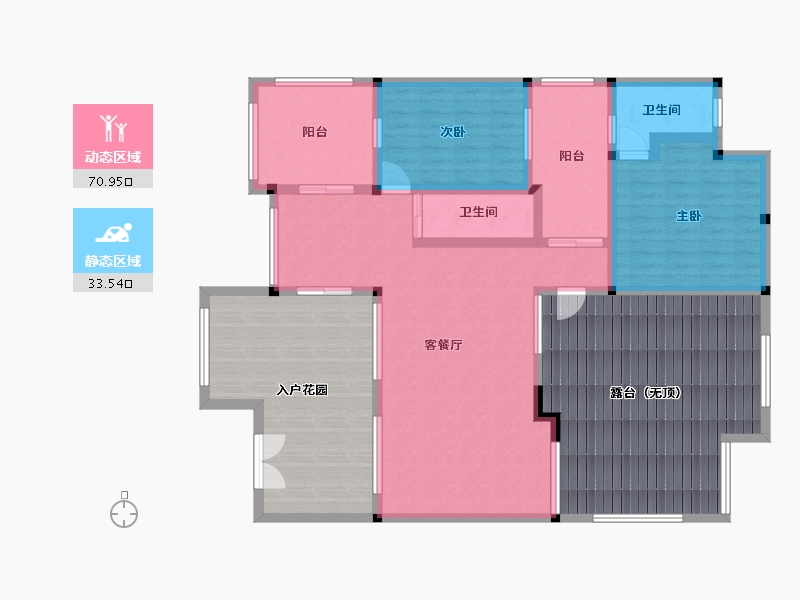 海南省-三亚市-石梅半岛-147.65-户型库-动静分区