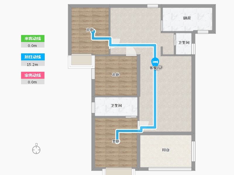 四川省-乐山市-天下沐川-86.22-户型库-动静线