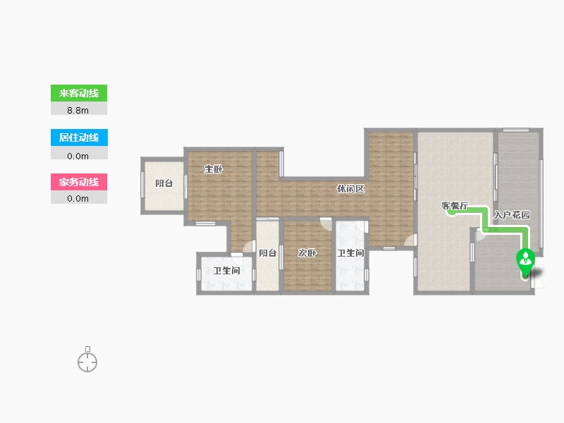 海南省-三亚市-石梅半岛-181.40-户型库-动静线