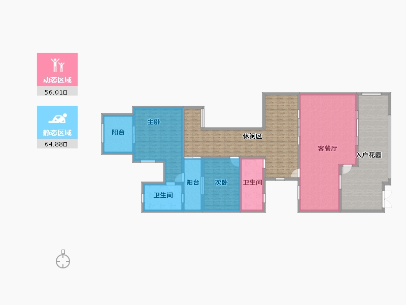 海南省-三亚市-石梅半岛-181.40-户型库-动静分区