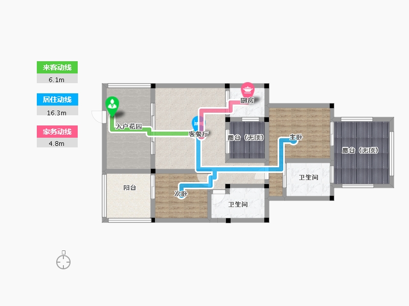 海南省-三亚市-石梅半岛-108.12-户型库-动静线