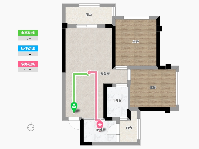 四川省-乐山市-银丰·玖熙堂-55.58-户型库-动静线