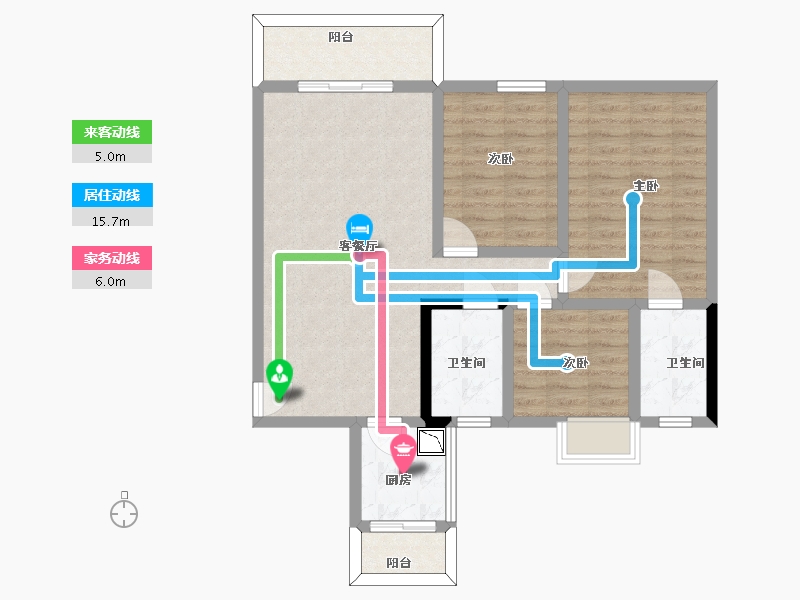 四川省-眉山市-江上名城-81.71-户型库-动静线