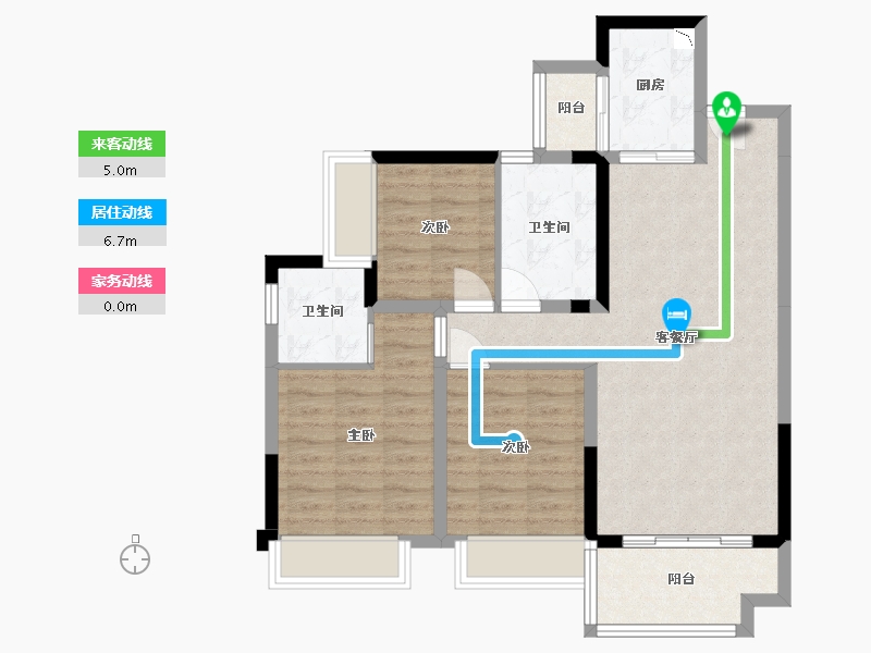 四川省-乐山市-佳乐江屿城-80.48-户型库-动静线