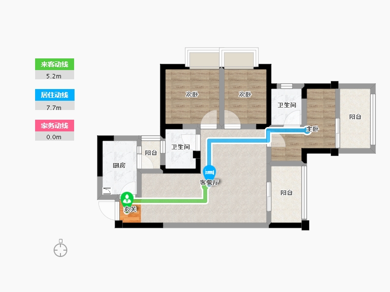 四川省-成都市-海上海-69.98-户型库-动静线