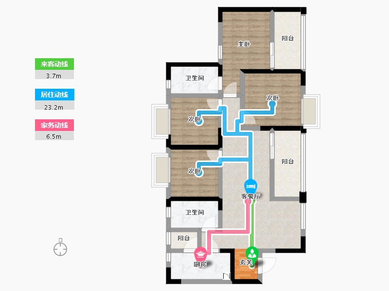 四川省-成都市-海上海-94.50-户型库-动静线