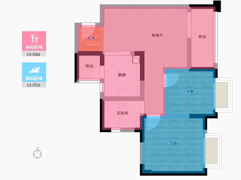 四川省-成都市-海上海-51.00-户型库-动静分区