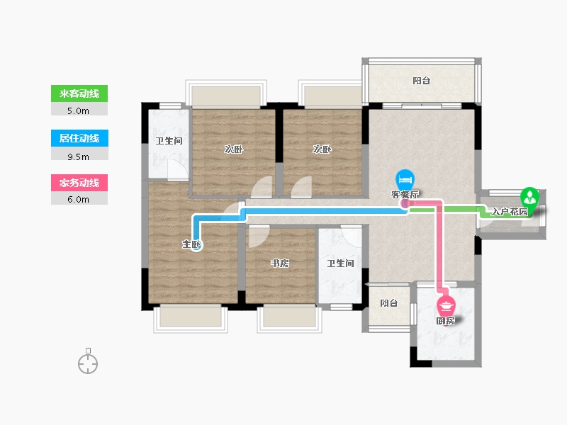 广西壮族自治区-桂林市-恭城油茶小镇-98.72-户型库-动静线