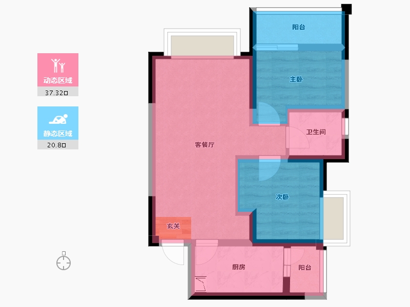 四川省-成都市-海上海-50.22-户型库-动静分区