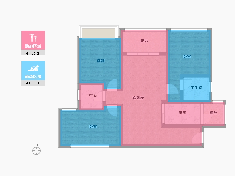 四川省-成都市-悦未来-77.03-户型库-动静分区