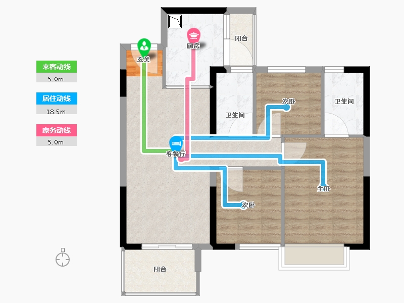 广西壮族自治区-南宁市-洋浦星-79.01-户型库-动静线