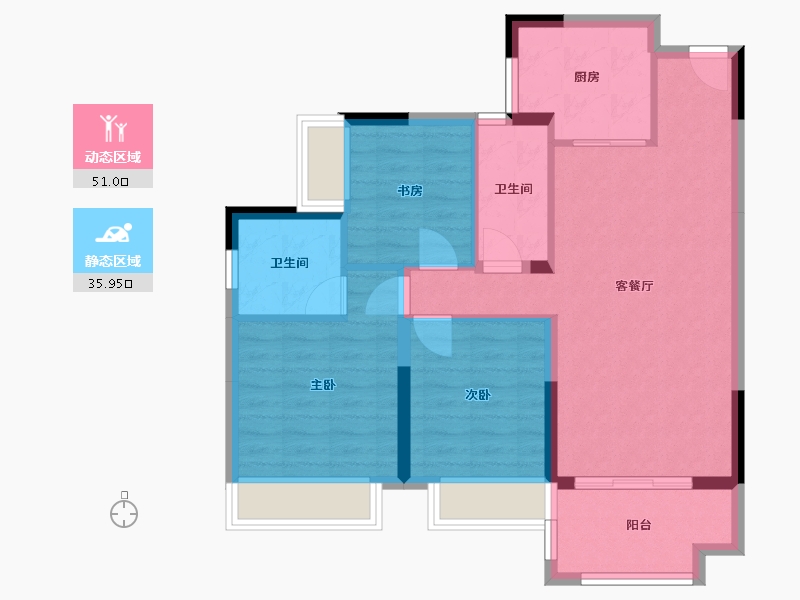 广西壮族自治区-桂林市-恭城油茶小镇-77.97-户型库-动静分区