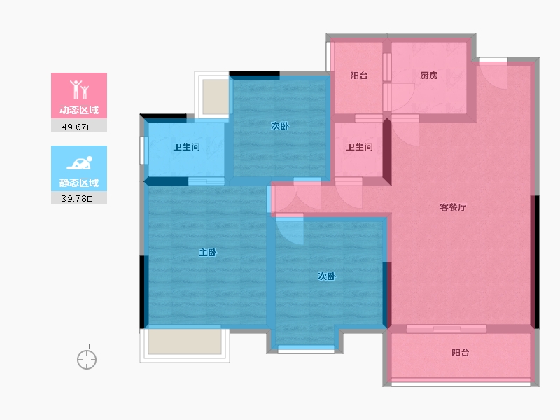 四川省-巴中市-南江橄榄生态园-78.26-户型库-动静分区