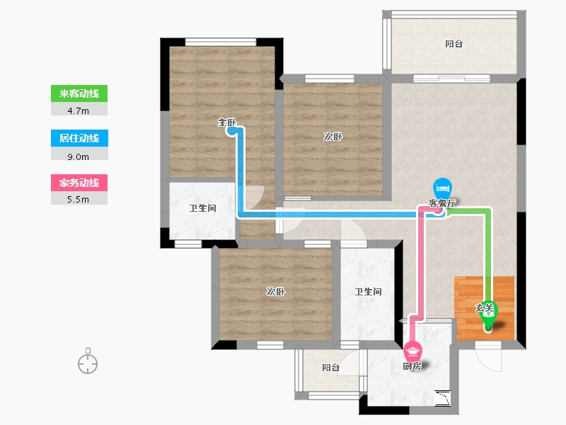 四川省-雅安市-西网·大兴1981-87.21-户型库-动静线