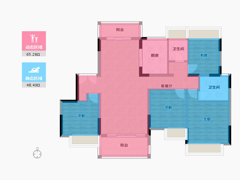 广西壮族自治区-桂林市-恭城油茶小镇-102.09-户型库-动静分区