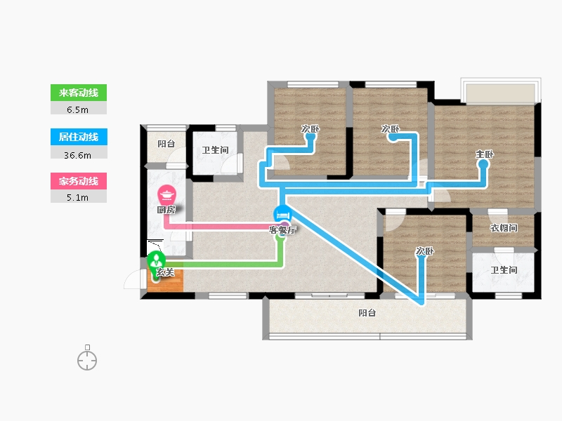 四川省-成都市-光华之心-114.89-户型库-动静线