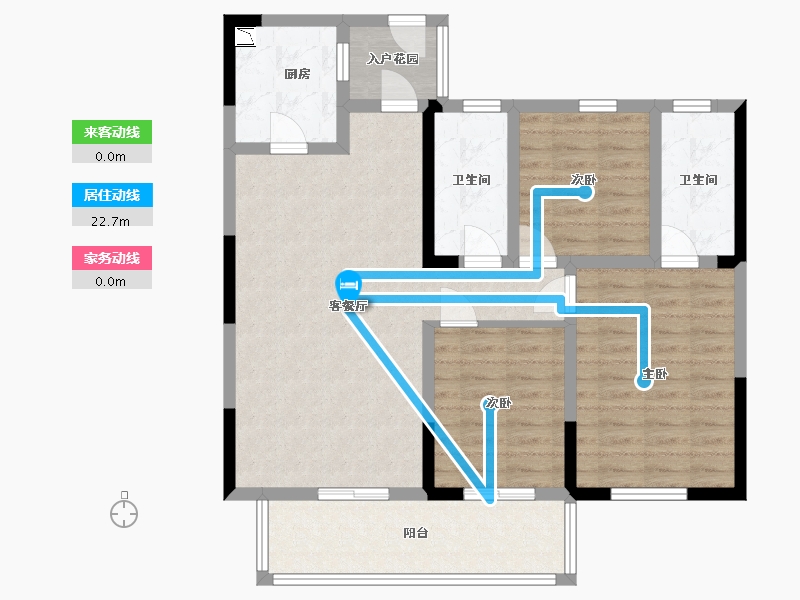 四川省-雅安市-南山府-95.78-户型库-动静线