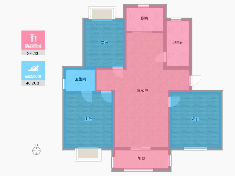 四川省-宜宾市-竹海温州商城-92.78-户型库-动静分区