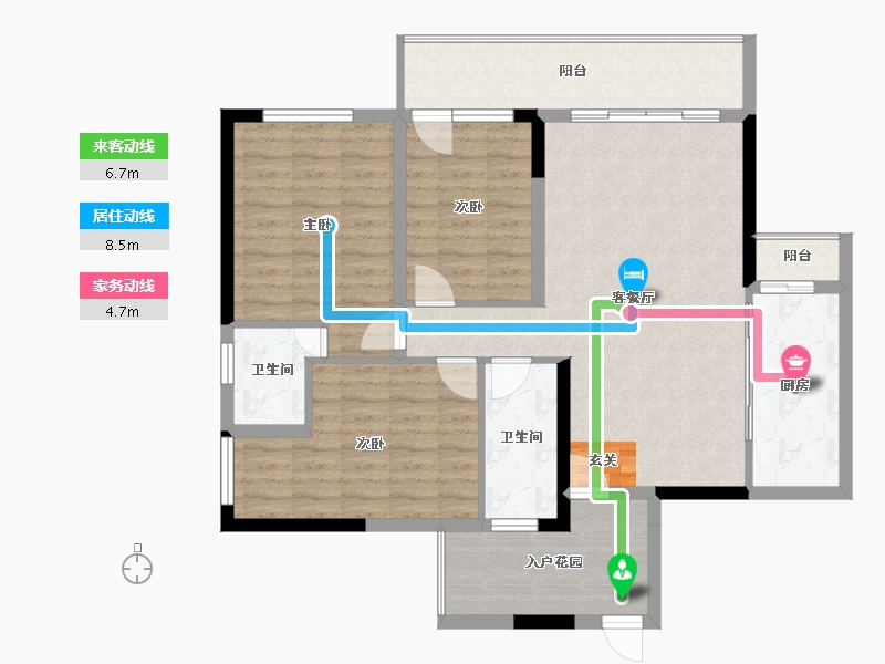 广西壮族自治区-桂林市-雅云尚城-98.24-户型库-动静线