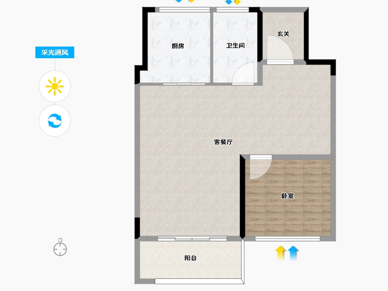 上海-undefined-桂语云溪-112.01-户型库-采光通风