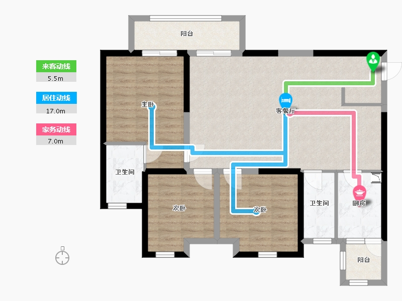 四川省-宜宾市-恒旭·江悦台-97.04-户型库-动静线