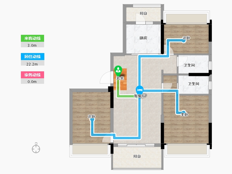 广西壮族自治区-桂林市-兴安碧桂园-89.40-户型库-动静线