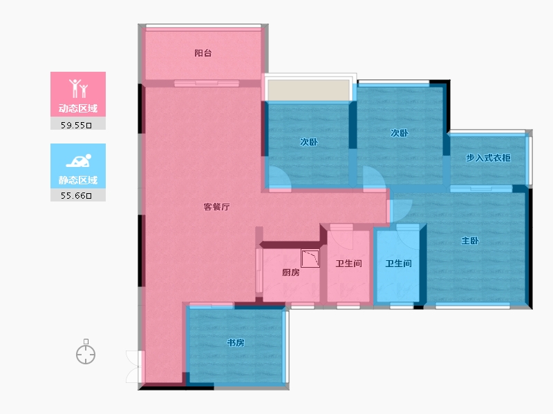 广西壮族自治区-桂林市-广汇汇悦城-101.34-户型库-动静分区