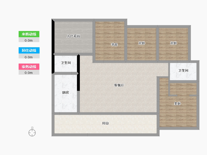 四川省-巴中市-康鹏中央城邦-124.23-户型库-动静线