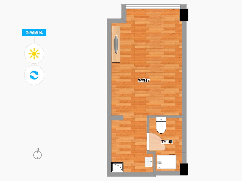 四川省-成都市-中粮天府宸悦-28.47-户型库-采光通风