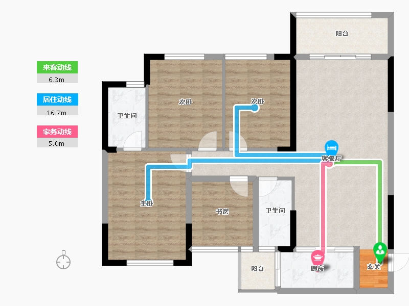 广西壮族自治区-桂林市-泽森山水绿城-109.47-户型库-动静线