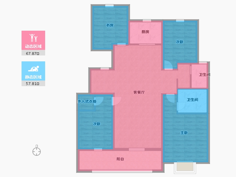 山东省-济宁市-睿湖印象-112.00-户型库-动静分区