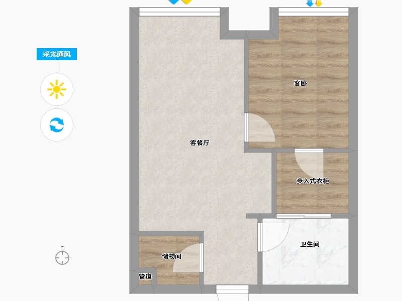 四川省-成都市-中粮天府宸悦-40.23-户型库-采光通风