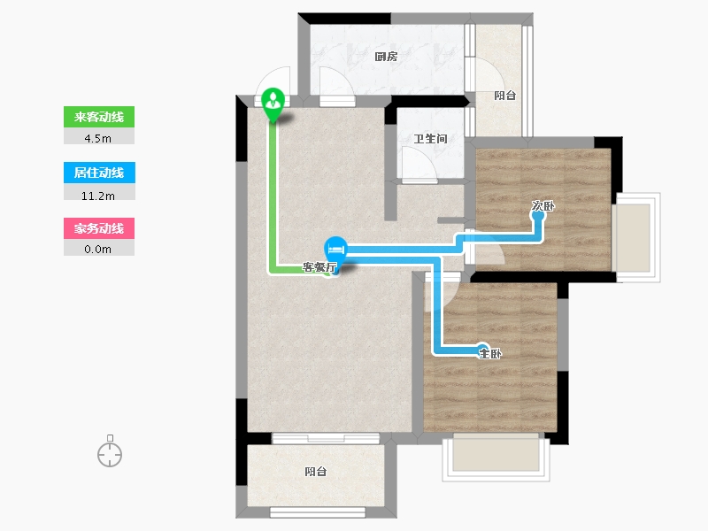 四川省-绵阳市-葫芦溪新城-62.08-户型库-动静线