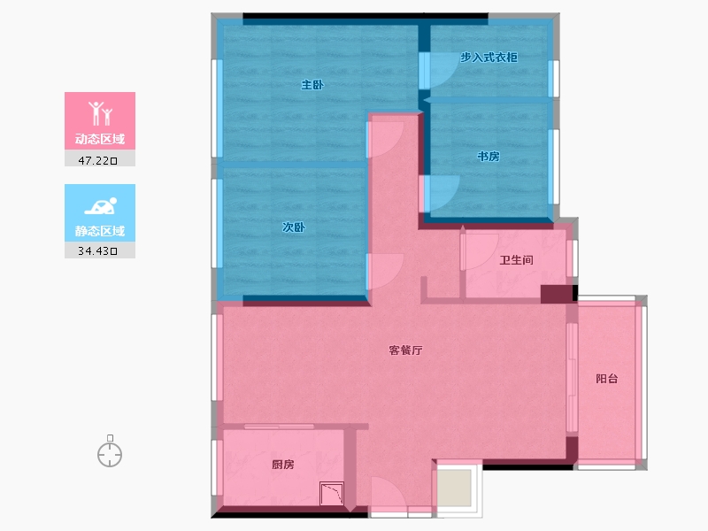 广东省-惠州市-博林腾瑞-72.25-户型库-动静分区