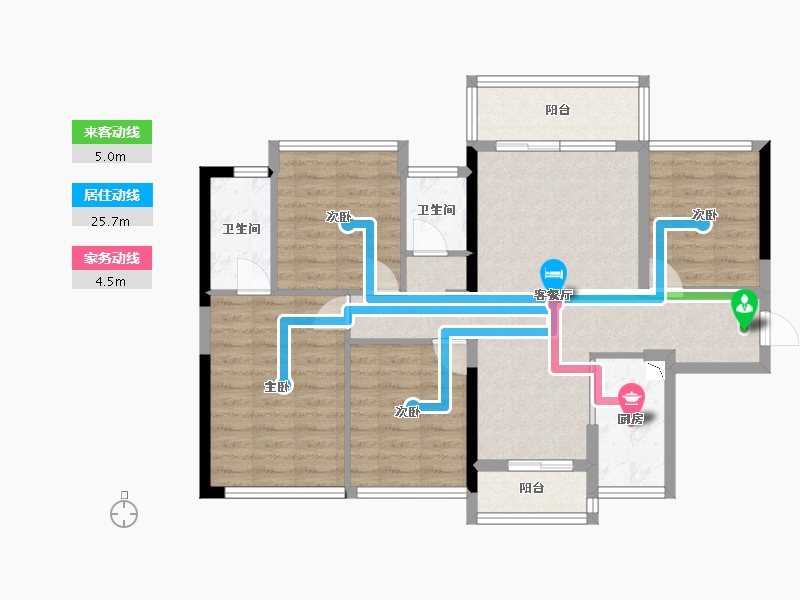 广西壮族自治区-桂林市-光达云创谷溪江悦-92.41-户型库-动静线