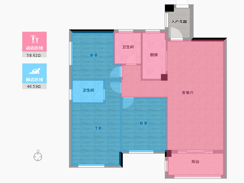 广西壮族自治区-百色市-靖西阳光城-99.77-户型库-动静分区