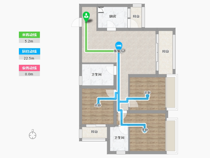 四川省-绵阳市-南城誉峰-79.10-户型库-动静线