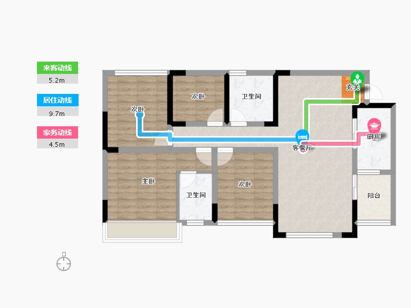 四川省-资阳市-书香雅郡-92.79-户型库-动静线