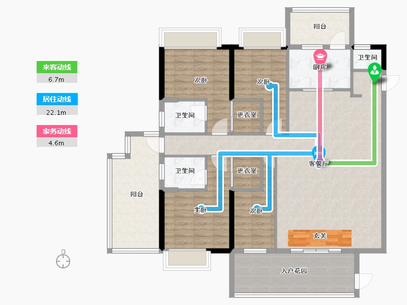 广东省-揭阳市-紫麟华府-132.57-户型库-动静线