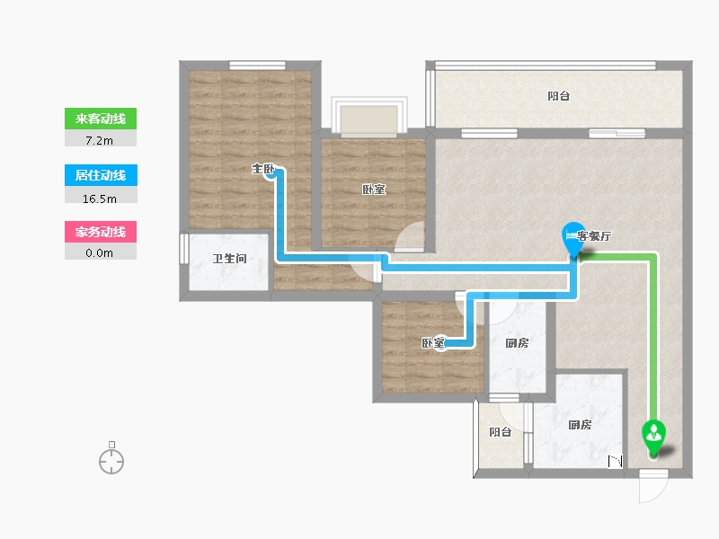 四川省-南充市-远达凤栖大院-96.79-户型库-动静线