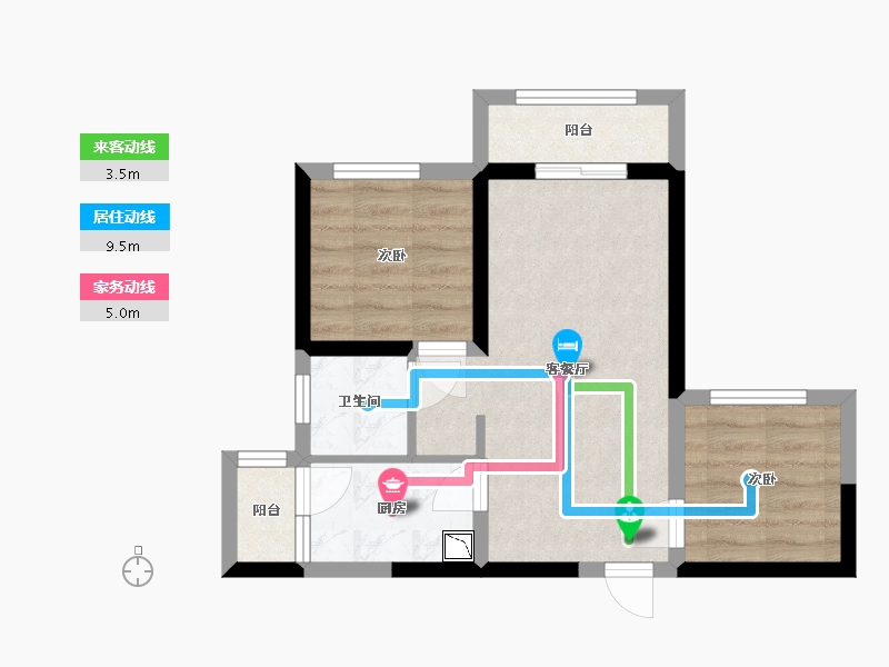 四川省-眉山市-天府创新中心-46.39-户型库-动静线