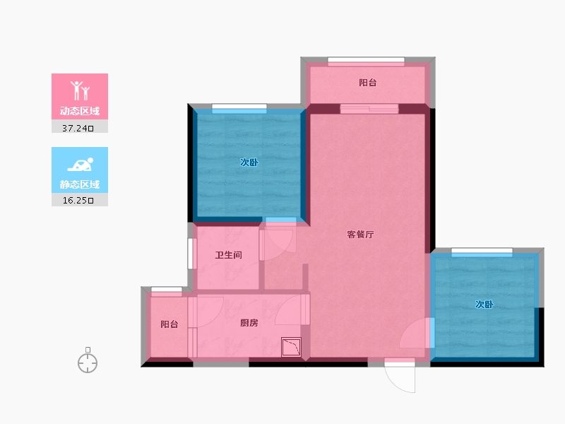 四川省-眉山市-天府创新中心-46.39-户型库-动静分区