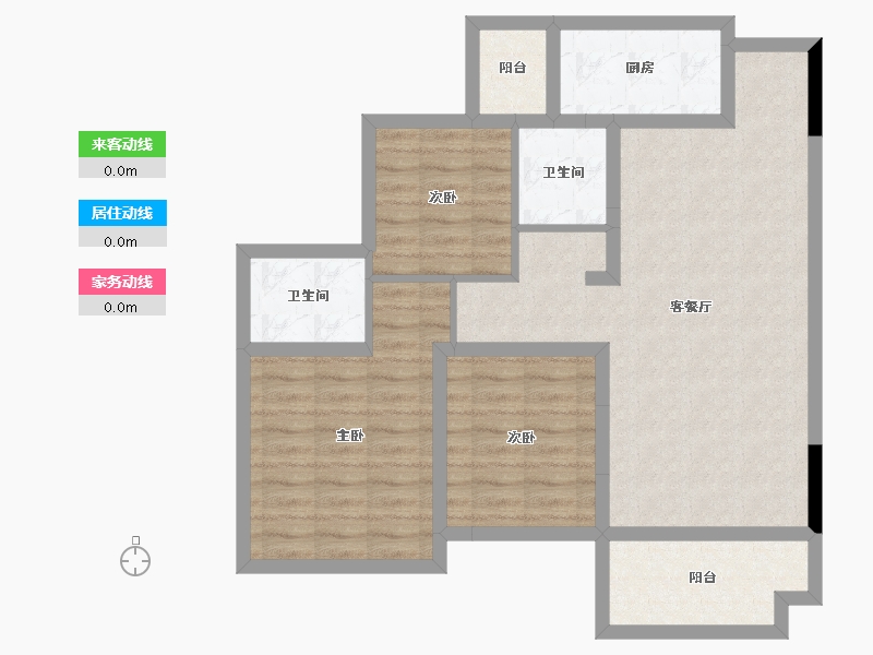 四川省-雅安市-水岸康居-82.89-户型库-动静线