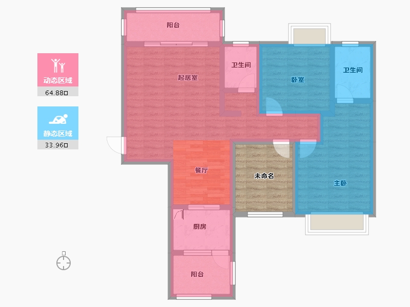 广西壮族自治区-百色市-领袖尚都-97.44-户型库-动静分区