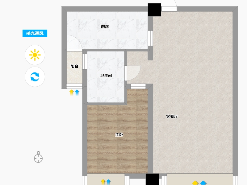 四川省-雅安市-中国蒙顶山世界茶都-60.50-户型库-采光通风