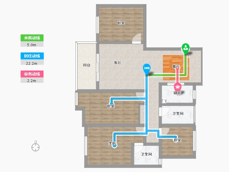 四川省-南充市-金澜天玺-100.42-户型库-动静线